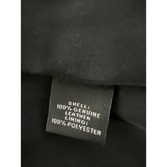 Neiman Marcus Black Leather Moto Jacket - Picture 8 of 14